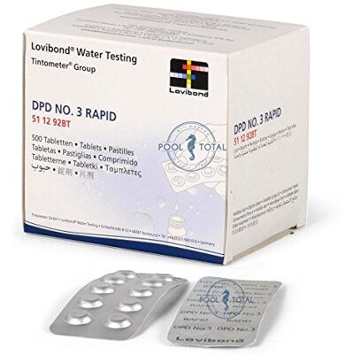 Lovibond - DPD 3 Rapid - Tablettes de test pour piscine - Publicité Lovibond - DPD 3 Rapid - Tablettes de test pour piscine - Publicité
