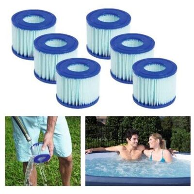 Bestway - Flowclear Lay-Z-Spa 58477 - Taille VI - Cartouche de filtre - Publicité Bestway - Flowclear Lay-Z-Spa 58477 - Taille VI - Cartouche de filtre - Publicité