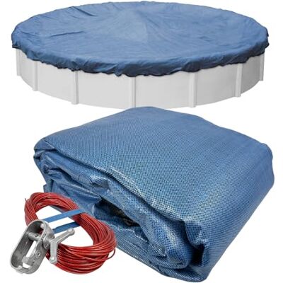 Robelle 3812 en Maille Winter Coque pour 3,7 m piscines Hors-Sol Ronde 18' Round Pool 03 Premium Mesh XL Blue - Publicité Robelle 3812 en Maille Winter Coque pour 3,7 m piscines Hors-Sol Ronde 18' Round Pool 03 Premium Mesh XL Blue - Publicité