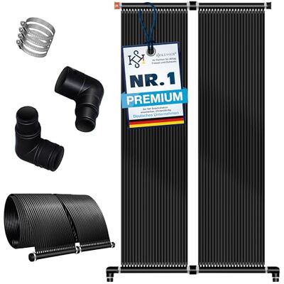 KESSER ® Chauffage Solaire pour piscines Capteur Solaire Chauffage de Piscine Chauffe-Eau Tapis solaires Extensible à volonté l Plastique résistant aux UV, 500 x 70cm - Publicité KESSER ® Chauffage Solaire pour piscines Capteur Solaire Chauffage de Piscine Chauffe-Eau Tapis solaires Extensible à volonté l Plastique résistant aux UV, 500 x 70cm - Publicité