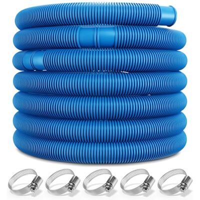 Monzana ® Tuyau Piscine 32 mm 14m Flexible Manchons 5X Colliers Tuyau Filtration Piscine Hors-Sol Pompe Filtre à Sable Tuyau annelé étanche résistant UV Chlore Bleu - Publicité Monzana ® Tuyau Piscine 32 mm 14m Flexible Manchons 5X Colliers Tuyau Filtration Piscine Hors-Sol Pompe Filtre à Sable Tuyau annelé étanche résistant UV Chlore Bleu - Publicité