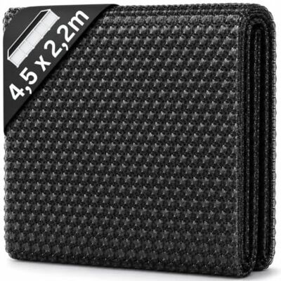 AREBOS Pool bâche/Couverture Solaire Bâche Solaire carrée Ø 4,5 x 2,2 m Noir Bâche Solaire épaisseur 120 µm Rouleau Solaire découpable Chauffage de Piscine pour Chauffer l'eau - Publicité AREBOS Pool bâche/Couverture Solaire Bâche Solaire carrée Ø 4,5 x 2,2 m Noir Bâche Solaire épaisseur 120 µm Rouleau Solaire découpable Chauffage de Piscine pour Chauffer l'eau - Publicité