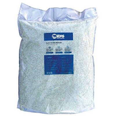 well2wellness Verre filtrant pour systèmes de filtration de piscine, grade 2, granulométrie 1,0-3,0 mm, sac de 20 kg Filterglas - Publicité well2wellness Verre filtrant pour systèmes de filtration de piscine, grade 2, granulométrie 1,0-3,0 mm, sac de 20 kg Filterglas - Publicité