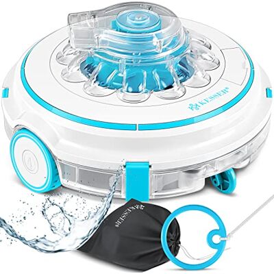 KESSER ® Robot Piscine Aqua-9000 INCL. Sac de Transport, Piscines jusqu'à 80m², Batterie Li-ION 75 Min, sans Fil, Nettoyage Automatique du Fond Turquoise - Publicité KESSER ® Robot Piscine Aqua-9000 INCL. Sac de Transport, Piscines jusqu'à 80m², Batterie Li-ION 75 Min, sans Fil, Nettoyage Automatique du Fond Turquoise - Publicité