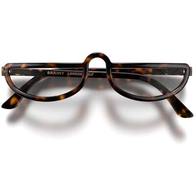 LONDON MOLE® Brainy Lunettes de lecture Des lecteurs en demi-lune sympas Unisex féminin masculin Charnières à ressort - Publicité LONDON MOLE® Brainy Lunettes de lecture Des lecteurs en demi-lune sympas Unisex féminin masculin Charnières à ressort - Publicité