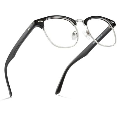 Cyxus Lunette anti lumiere bleue, rétrosemi-sans monture, pour ordinateur, fatigue oculaire, lunettes de jeu - Publicité Cyxus Lunette anti lumiere bleue, rétrosemi-sans monture, pour ordinateur, fatigue oculaire, lunettes de jeu - Publicité