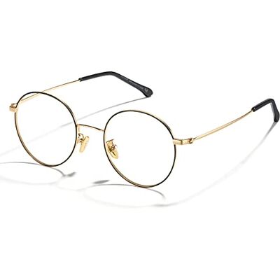 Cyxus lunette anti lumiere bleue pour hommes femmes bloquant les UV lunettes d'ordinateur lentille métal ultra léger lunettes - Publicité Cyxus lunette anti lumiere bleue pour hommes femmes bloquant les UV lunettes d'ordinateur lentille métal ultra léger lunettes - Publicité