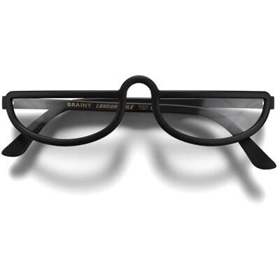 LONDON MOLE® Brainy Lunettes de lecture Des lecteurs en demi-lune sympas Unisex féminin masculin Charnières à ressort - Publicité LONDON MOLE® Brainy Lunettes de lecture Des lecteurs en demi-lune sympas Unisex féminin masculin Charnières à ressort - Publicité
