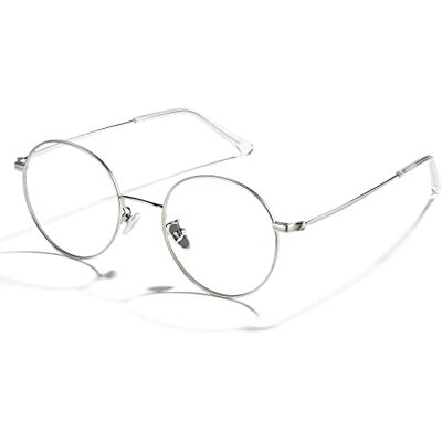 Cyxus lunette anti lumiere bleue pour hommes femmes bloquant les UV lunettes d'ordinateur lentille métal ultra léger lunettes - Publicité Cyxus lunette anti lumiere bleue pour hommes femmes bloquant les UV lunettes d'ordinateur lentille métal ultra léger lunettes - Publicité
