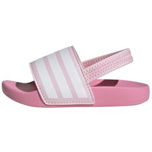 Adidas Mixte bébé ADILETTE ESTRAP SLIDES INFANTS, Clear Pink/Cloud White/Bliss Pink, 25 EU - Publicité Adidas Mixte bébé ADILETTE ESTRAP SLIDES INFANTS, Clear Pink/Cloud White/Bliss Pink, 25 EU - Publicité