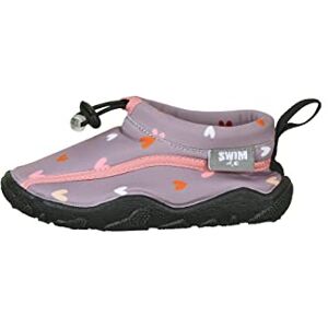 Sterntaler Replay Bébé Fille Coeur de Chaussures Aquatiques Semelle de Mocassin, Lilas, 22 EU - Publicité