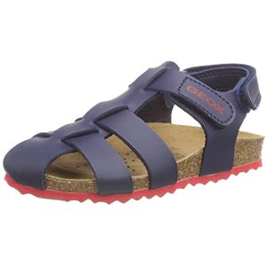 Geox Bébé Garçon B Sandal Chalki Boy Sandales, Navy/Red, 27 EU - Publicité