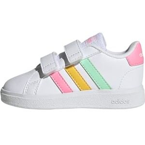 Adidas Mixte bébé Grand Court Lifestyle Hook and Loop Shoes, Cloud White/Pulse Mint/Beam Pink, 22 EU - Publicité Adidas Mixte bébé Grand Court Lifestyle Hook and Loop Shoes, Cloud White/Pulse Mint/Beam Pink, 22 EU - Publicité