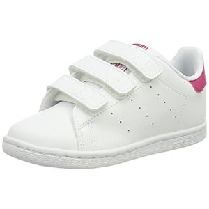Adidas Originals Mixte enfant Stan Smith Cf C Baskets, Cloud White Cloud White Bold Pink, 28 EU - Publicité