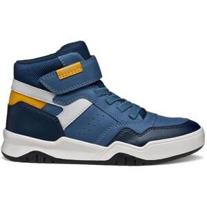 Geox J Perth Boy Basket, Gris Avio, 35 EU - Publicité Geox J Perth Boy Basket, Gris Avio, 35 EU - Publicité