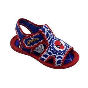 Easy Shoes Spiderman Sandales en tissu bleu, multicolore, 24 EU - Publicité
