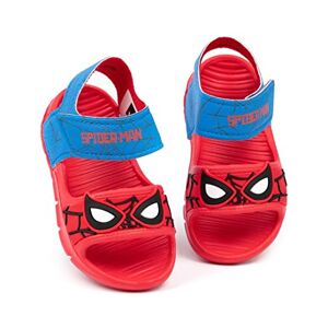 Marvel Spider-Man Sandals Enfants Toddlers   Curseurs de masque facial de super-héros pour garçons filles avec sangle de soutien   Chaussures d’été Red Blue Chaussures - Publicité