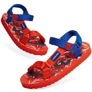 Marvel Sandales Spiderman Enfant Garcon Chaussure Ouverte Enfant Garcon Été Taille 28-35 (Rouge, 28 EU) - Publicité