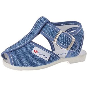 Superga 1200-COTJ Sandales à lanières Mixte Enfant Bleu (Jeans C50) 20 EU - Publicité