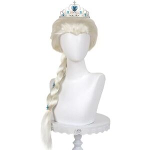 Kolegrial ELSA Cosplay Perruque Femme et Fille Long Queue de Cheval Perruque Déguisement Reine des Neiges Elsa Halloween Noël Carnaval Fête Anniversaire Mascarade Princesse Costume Accessoires Wig - Publicité Kolegrial ELSA Cosplay Perruque Femme et Fille Long Queue de Cheval Perruque Déguisement Reine des Neiges Elsa Halloween Noël Carnaval Fête Anniversaire Mascarade Princesse Costume Accessoires Wig - Publicité