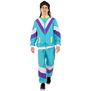Funidelia Déguisement survêtement des années 80 avec perruque pour femme et homme Années 80 & Années 90 Déguisement pour Adultes et accessoires pour Halloween, carnaval et fêtes. Taille L XL - Publicité Funidelia Déguisement survêtement des années 80 avec perruque pour femme et homme Années 80 & Années 90 Déguisement pour Adultes et accessoires pour Halloween, carnaval et fêtes. Taille L XL - Publicité