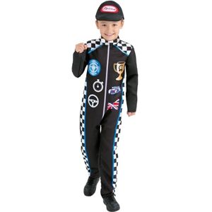 Costume de pilote de course Smiffys 99773M - Unisexe Enfants, Noir, 7-9 Ans - Publicité Costume de pilote de course Smiffys 99773M - Unisexe Enfants, Noir, 7-9 Ans - Publicité