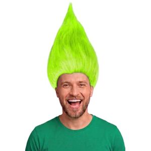 Balinco Perruque Troll pour enfants filles & garçons en rose, turquoise et vert pour compléter le costume de Trolls pour Mardi Gras et le Carnaval (Vert) - Publicité Balinco Perruque Troll pour enfants filles & garçons en rose, turquoise et vert pour compléter le costume de Trolls pour Mardi Gras et le Carnaval (Vert) - Publicité