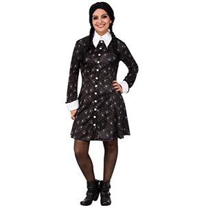 RUBIE'S Wednesday La famille Addams Mercredi Déguisement Adulte Taille XS à L au choix Fancy Robe Robe Manches Longues Pour, Soirée Costumée, Carnaval Idée - Publicité RUBIE'S Wednesday La famille Addams Mercredi Déguisement Adulte Taille XS à L au choix Fancy Robe Robe Manches Longues Pour, Soirée Costumée, Carnaval Idée - Publicité
