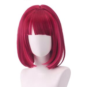 AYIMEIS Arima Kana Cosplay Perruque Rouge Court Anime Oshi No Ko Cosplay Wig Déguisement de Kana Arima Perruque Noël Halloween Carnaval Fête Performance Costume Accessoires - Publicité AYIMEIS Arima Kana Cosplay Perruque Rouge Court Anime Oshi No Ko Cosplay Wig Déguisement de Kana Arima Perruque Noël Halloween Carnaval Fête Performance Costume Accessoires - Publicité