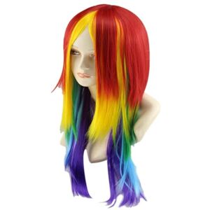 puzzlegame Perruque arc-en-, perruque Rainbow Dash Perruque de cosplay multicolore Perruque d’anime Perruques colorées, perruque arc-en-longue et droite pour costume d'Halloween, fête de Noël - Publicité puzzlegame Perruque arc-en-, perruque Rainbow Dash Perruque de cosplay multicolore Perruque d’anime Perruques colorées, perruque arc-en-longue et droite pour costume d'Halloween, fête de Noël - Publicité