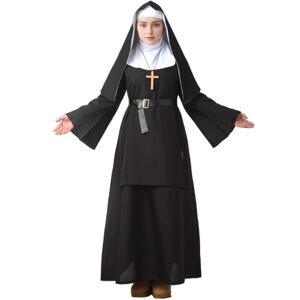 GRACEART Halloween Déguisement Femme Nonnes Robe de Costume (XL) - Publicité GRACEART Halloween Déguisement Femme Nonnes Robe de Costume (XL) - Publicité
