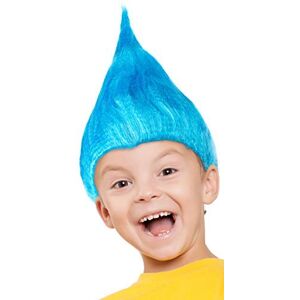 Balinco Perruque Troll pour enfants filles & garçons en rose, turquoise et vert pour compléter le costume de Trolls pour Mardi Gras et le Carnaval (Turquoise) - Publicité Balinco Perruque Troll pour enfants filles & garçons en rose, turquoise et vert pour compléter le costume de Trolls pour Mardi Gras et le Carnaval (Turquoise) - Publicité