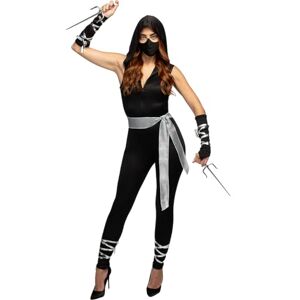 Funidelia Déguisement Ninja pour femme Ninja, Japon Déguisement pour Adultes et accessoires pour Halloween, carnaval et fêtes Taille XXL Noir - Publicité Funidelia Déguisement Ninja pour femme Ninja, Japon Déguisement pour Adultes et accessoires pour Halloween, carnaval et fêtes Taille XXL Noir - Publicité