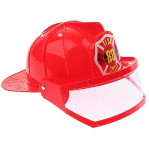 Wedhapy Kids Fireman Casque de sécurité Casque Fireman Chief Chapeau Jeu de Playage Toy Fancy Dishing Rouge - Publicité Wedhapy Kids Fireman Casque de sécurité Casque Fireman Chief Chapeau Jeu de Playage Toy Fancy Dishing Rouge - Publicité