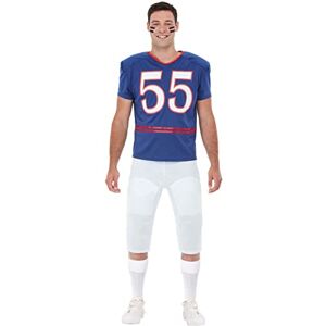 Funidelia Costume de joueur de football américain - Homme - Bleu - Costume - Publicité Funidelia Costume de joueur de football américain - Homme - Bleu - Costume - Publicité