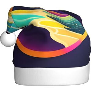 XZDPY Chapeau de Noël pour adulte Montagnes et lacs dans un télescope Accessoire de costume de fête de vacances Couvre-chef d'événement de Père Noël - Publicité XZDPY Chapeau de Noël pour adulte Montagnes et lacs dans un télescope Accessoire de costume de fête de vacances Couvre-chef d'événement de Père Noël - Publicité