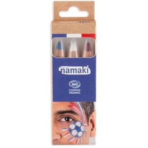Namaki - Face Paint Set - Bleu - Blanc - Face Paint Pencils - Publicité Namaki - Face Paint Set - Bleu - Blanc - Face Paint Pencils - Publicité