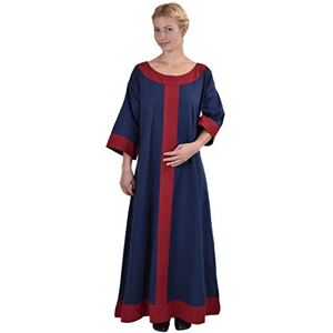 Battle-Merchant Robe médiévale Longue Gudrun pour Femme Coton Viking/Jeux de rôle Grandeur Nature Bleu/Rouge M - Publicité Battle-Merchant Robe médiévale Longue Gudrun pour Femme Coton Viking/Jeux de rôle Grandeur Nature Bleu/Rouge M - Publicité