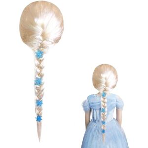 BONGSHAKALAKA Perruque Pour Reine Des Neiges Princesse Elsa Blonde Pour Enfant Fille Cosplay Raiponce Carnaval Halloween Jeu De Rôle - Publicité BONGSHAKALAKA Perruque Pour Reine Des Neiges Princesse Elsa Blonde Pour Enfant Fille Cosplay Raiponce Carnaval Halloween Jeu De Rôle - Publicité