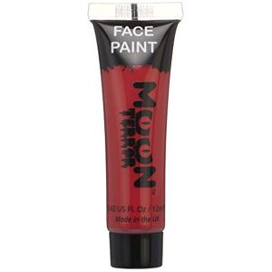 Moon Terror Halloween Peinture pour le visage Peinture pour le corps Maquillage SFX, maquillage à effets spéciaux, sang rouge, 12 ml (paquet de 1) - Publicité Moon Terror Halloween Peinture pour le visage Peinture pour le corps Maquillage SFX, maquillage à effets spéciaux, sang rouge, 12 ml (paquet de 1) - Publicité