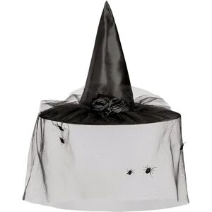 Boland 96985 Chapeau de sorcière Esmeralda, chapeau pour adultes, avec voile, araignées et roses, sorcière, magicien, Halloween, carnaval, soirée à thème - Publicité Boland 96985 Chapeau de sorcière Esmeralda, chapeau pour adultes, avec voile, araignées et roses, sorcière, magicien, Halloween, carnaval, soirée à thème - Publicité