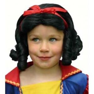 cavernedesjouets Set accessoires deguisement carnaval : perruque blanche neige taille unique pour enfant costume fille et princesse - Publicité cavernedesjouets Set accessoires deguisement carnaval : perruque blanche neige taille unique pour enfant costume fille et princesse - Publicité