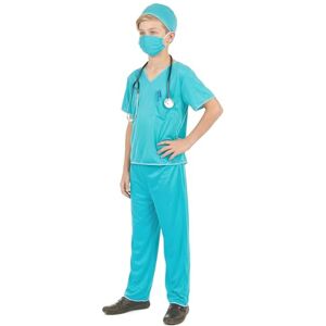 DEGUISE TOI Déguisement chirurgien enfant Tee-shirt Pantalon Coiffe Masque S 4-6 ans (110-120 cm) Vert Déguisements enfants 100% Polyester Lavable à la main Carnaval - Publicité DEGUISE TOI Déguisement chirurgien enfant Tee-shirt Pantalon Coiffe Masque S 4-6 ans (110-120 cm) Vert Déguisements enfants 100% Polyester Lavable à la main Carnaval - Publicité