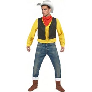 DEGUISE TOI Déguisement Lucky Luke adulte Chapeau Couvre-bottes Foulard Chemise avec gilet L Jaune Déguisements adultes 100% polyester Laver à la main Carnaval - Publicité DEGUISE TOI Déguisement Lucky Luke adulte Chapeau Couvre-bottes Foulard Chemise avec gilet L Jaune Déguisements adultes 100% polyester Laver à la main Carnaval - Publicité