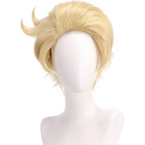 AYIMEIS Hazbin Hotel Lucifer Cosplay Perruque Blonde Court Déguisement de Hazbin Hotel Lucifer Morningstar Cosplay Wig Anime Perruque Noël Halloween Carnaval Fête Costume Accessoires - Publicité AYIMEIS Hazbin Hotel Lucifer Cosplay Perruque Blonde Court Déguisement de Hazbin Hotel Lucifer Morningstar Cosplay Wig Anime Perruque Noël Halloween Carnaval Fête Costume Accessoires - Publicité