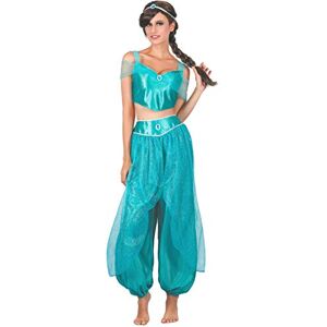 DEGUISE TOI Déguisement princesse arabe bleu femme T-shirt Pantalon Bandeau L Bleu Déguisements adultes 100% Polyester Lavage à la main Carnaval - Publicité DEGUISE TOI Déguisement princesse arabe bleu femme T-shirt Pantalon Bandeau L Bleu Déguisements adultes 100% Polyester Lavage à la main Carnaval - Publicité