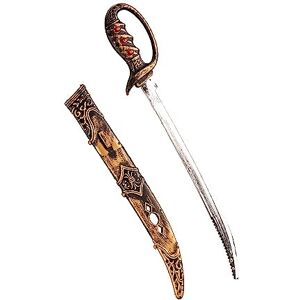 Carnival Toys ÉPÉE Pirate Bronze Fourreau 57CM Adulte Accessoire de déguisement Cosplay pour Carnaval Thême(s) : - Publicité Carnival Toys ÉPÉE Pirate Bronze Fourreau 57CM Adulte Accessoire de déguisement Cosplay pour Carnaval Thême(s) : - Publicité