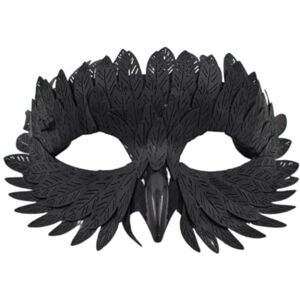 sodeber Halloween Jeu de rôle Bec d'oiseau à plumes Demi-visage Carnavals Mascarade Party - Publicité sodeber Halloween Jeu de rôle Bec d'oiseau à plumes Demi-visage Carnavals Mascarade Party - Publicité