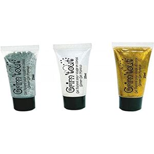 Gel Maquillage Pailleté Grim'Tout - Or Argent Cristal - 25ml - Publicité Gel Maquillage Pailleté Grim'Tout - Or Argent Cristal - 25ml - Publicité
