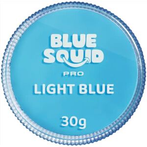 Blue Squid PRO Peinture du Visage Bleu clair classique (30gm), Fournitures professionnelles de maquillage à base d'eau pour adultes, enfants et SFX - Publicité Blue Squid PRO Peinture du Visage Bleu clair classique (30gm), Fournitures professionnelles de maquillage à base d'eau pour adultes, enfants et SFX - Publicité